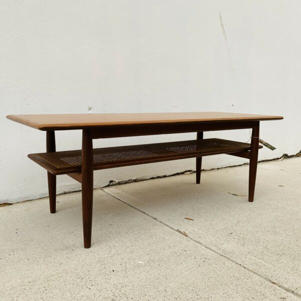 Retro Parker Rattan Sofa Coffee Table