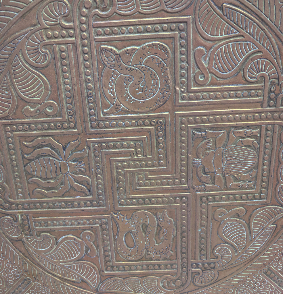 Timber Pressed Brass Plaque antique shop sydney