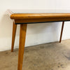 Black Vitrolite Glass Top Dining Table 