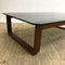 Tessa Smokey Glass Top Mid Century Coffee Table