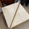 Vintage Split Level Travertine Sectional Coffee Table