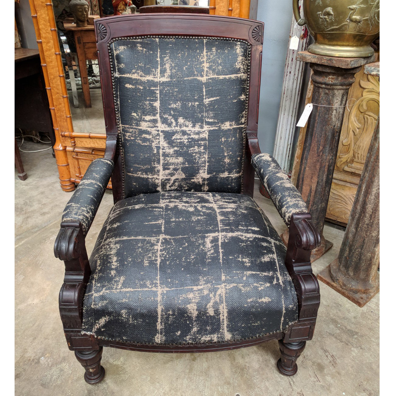 Victorian gentleman's armchair
