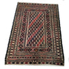 Vintage Hand Knotted Cotton Kilim with Woollen Embroidery The Design Ark Antiques Kingsford Sydney
