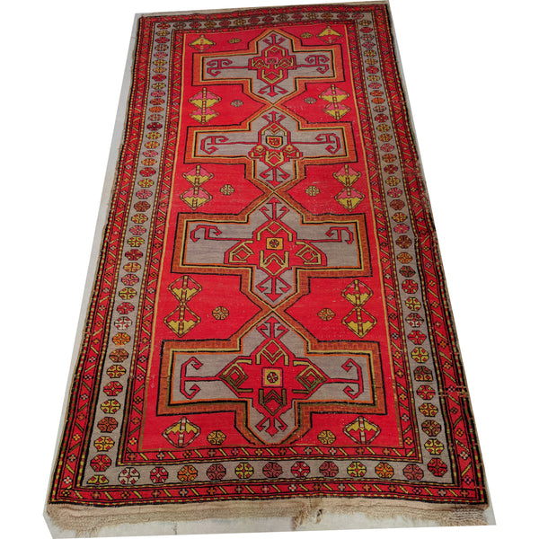 Vintage Persian Hand Knotted Woollen Pink Rug The Design Ark Antiques Kingsford Sydney