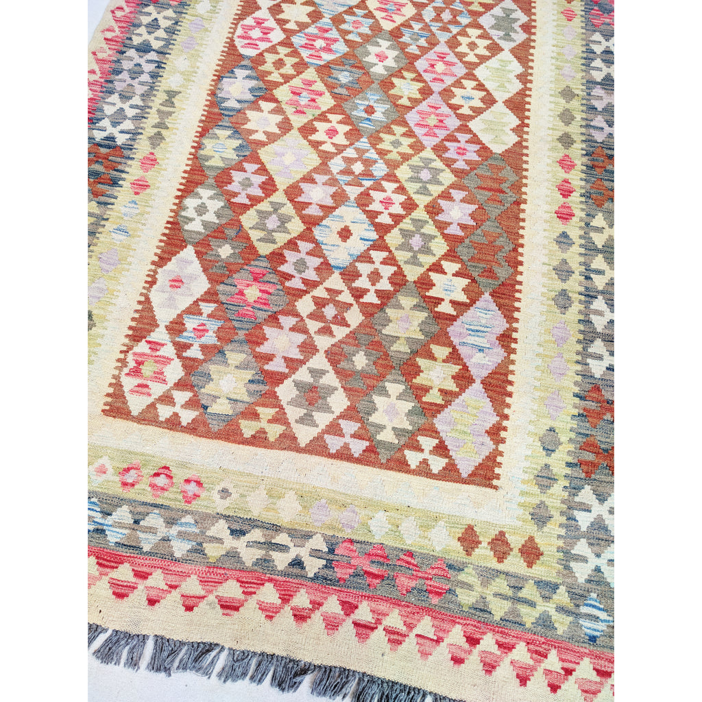 Vibrant Vintage Cotton Kilim Rug The Design Ark Kingsford Sydney