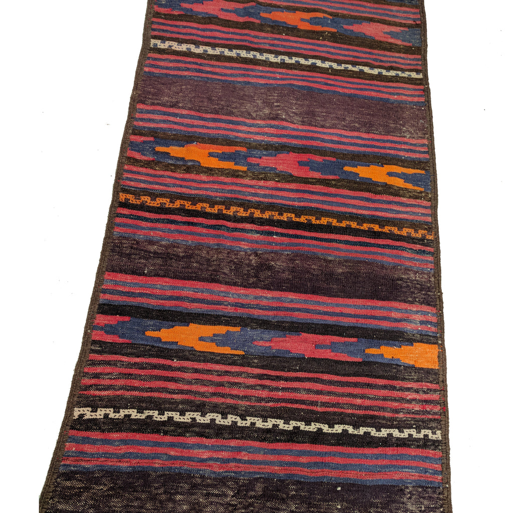 Vintage Persian Hand Knotted Cotton Kilim Runner The Design Ark Antiques Kingsford Sydney