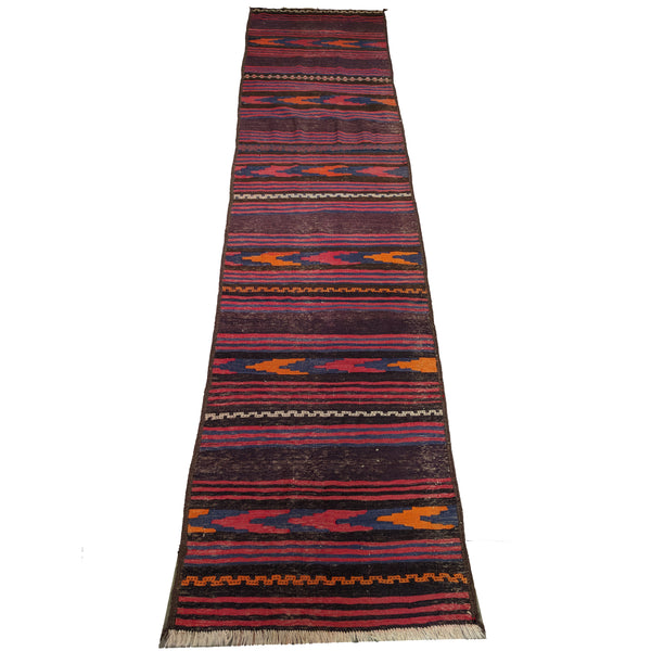 Vintage Persian Hand Knotted Cotton Kilim Runner The Design Ark Antiques Kingsford Sydney