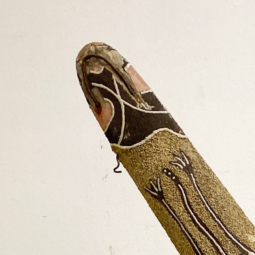 Rare Retro Concrete Garden Boomerang Ornament Statue - Very Tall